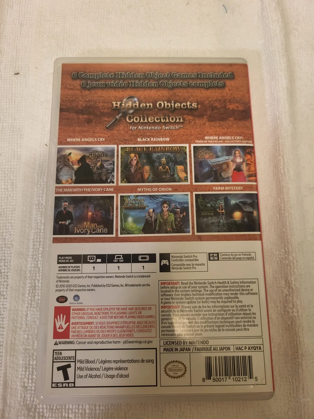 Nintendo Hidden Objects Collection